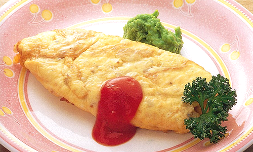 サーモンオムレツ